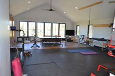 custom home fitness room